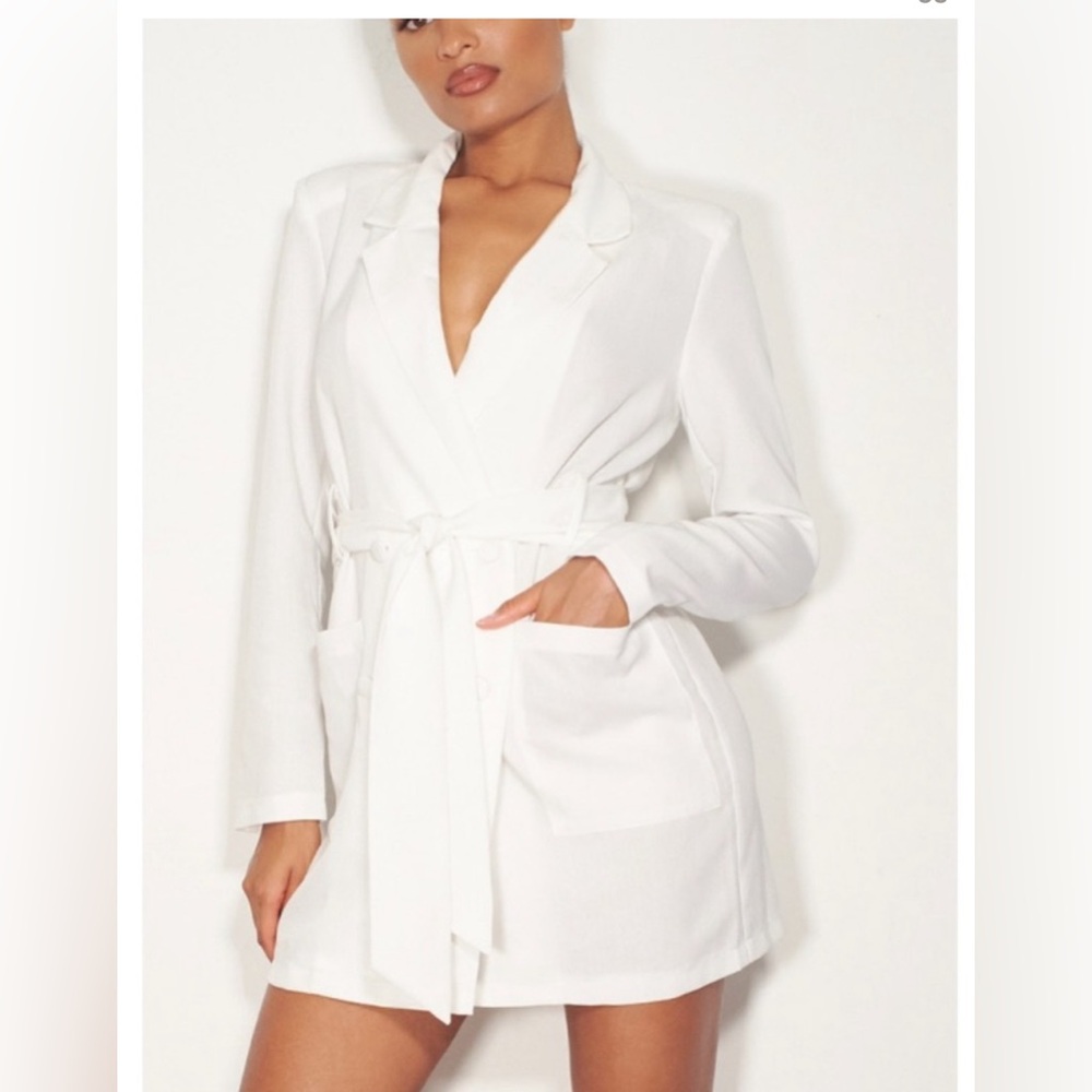 NWT PLT Linen Blazer Dress